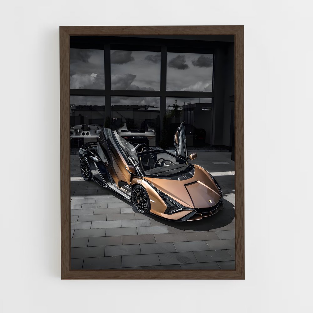 Poster Supercar Slinger – affiche Lamborghini (vue 5)